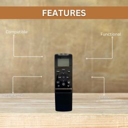 Air Conditioner Remote Compatible with Carrier Split/Window AC Replacement Remote Control [Model AC-235] No Programming Required Pack of 1 image 2