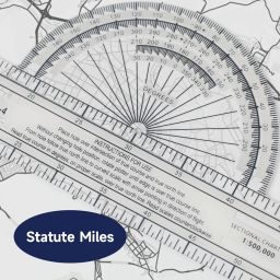 CYA Micro Fixed Plotter Aviation for Flight Pilots, 9 inch, Navigation for VFR/IFR, CFP-4 image 5