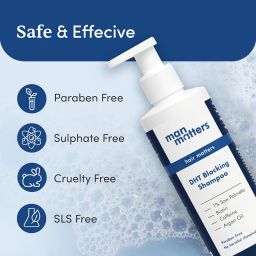 Man Matters DHT Blocking Anti Hair Fall Shampoo 200ml | Paraben & Sulphate Free | With 1% Saw Palmetto, Biotin, Caffeine & Argan Oil | No Side Effects image 5