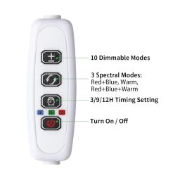 THE LEGACY thelegacyindia.in Grow Light for Indoor Plants, Full Spectrum LED, Adjustable Height and Brightness, Timer, Ideal for Small Plants (Multi Color Light) (Multi Color) image 5
