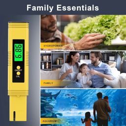 ACU-CHECK All-New pH Meter for Water - High Accuracy Digital pH Tester (0.01 Precision) with UL Certification and 3 pH Calibration Powders - Ideal for Home Water, Hydroponics, Aquariums, Pools image 2