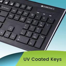 Zebronics Zeb- DLK01 USB Multimedia Keyboard(Black) image 5