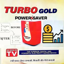 AinaMart™ Turbo Gold Power Saver Advanced 3D Hologram Electric power saver device for home Maximize Energy Efficiency Save Up to 40% on Electricity Bills Electricity saver device Buy Only 3D Hologram image 3