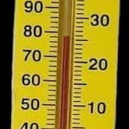 R-TEK Room Thermometer Plastic Base, Wall Mounting Room Temperature Thermometer with range -30°C to 50°C image 1