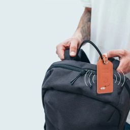 tag8 Dolphin Smart Bag Tracker tag, Android and iOS Compatible, Alternative to GPS Tracker for Locating Valuables Within Approximate Distance, Bluetooth Luggage tag and Suitcase Finder, 2 Piece, Tan image 5