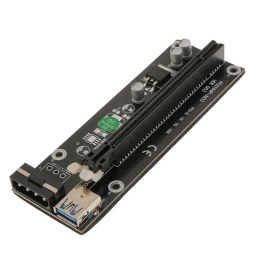 MERISHOPP 2Pcs Pci-E Express 1X To16X Extender Riser Card Adapter Sata Power Cable|Computers/Tablets & Networking | Computer Components & Parts | Interface/Add-On Cards | Other Interface/Add-On Cards image 4