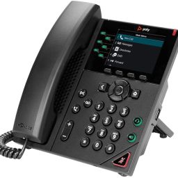VVX 350 Business Six-line, Mid-Range IP Desk Phone with Color Display image 2