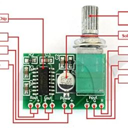 Robocraze PAM 8403 Amplifier Module with knob (Pack of 1) image 1