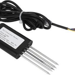 7 in 1 Soil Sensor for NPK EC pH Temperature Humidity Detection with Anti-Corrosion Electrodes Flame-Retardant Sealing and 2m Cable for Garden Agriculture Crop Monitoring Rduino UNO image 4