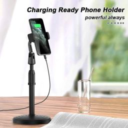 Mobile Stand for Table Height Adjustable Phone Stand Desktop Mobile Phone Holder image 1