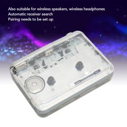 Cassette Player, Stereo Clear Sound Portable Tape Player Auto Reverse Function Retro Radio Cassette Player with 3.5mm Headphone Jack, Clear Stereo Sound Radio image 1