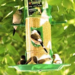 Amijivdaya Large Bird Feeder with Holding Handle (Pack of 1) image 4