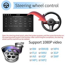 GOJOHO for Toyota Yaris Radio 2008 2009 2010 2011Wireless Carplay Android Auto with 10.1" IPS Touchscreen GPS Navigation for Car Stereo Head Unit Built-in DSP Free Backup Camera (4GB RAM+64GB ROM) image 4