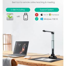 12MP USB Document Camera for Teachers Portable A3/A4 Size Document Scanner with OCR Zoom Painting Tool image 4