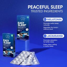OG WELLNESS Easy Sleep – Melatonin 5mg with Jatamansi Extract | Natural Sleep Aid Chew Mints | Non-Habit Forming | Orange & Polomint Flavor | 30 Mints for Relaxation & Deep Rest image 3