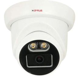 CP Plus H.265, 2.4 MP Guard+ Colorful View in Dark 4 Camera Combo Kit with (4Ch DVR, 2 Dome 2 Bullet Cameras, 1TB HDD, Power Supply, 90Mtr Cable, Audio Mic & Connectors) CCTV Security Camera Set image 2