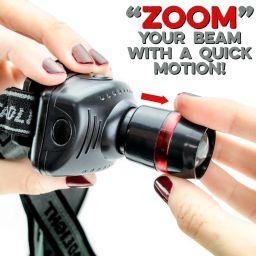 200 Lumens LED Headlamp with 3 Modes, Adjustable Headband, Lightweight and Portable for Camping, Hiking image 3