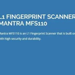 Mantra MFS110 L1 Fingerprint Scanner Biometric Fingerprint USB Scanner with C Type OTG | RD Services & Latest Version image 4