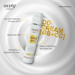 Mophy DD Cream (BB+CC) Sun Protection Broad Spectrum with Natural Extracts (SPF 30) - Multi-vitamin rich extracts of Olives (15 ML DD Cream) image 2