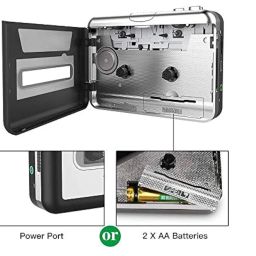 Tobo Cassette Player – Portable Tape Player Captures MP3 Audio Music via USB – Compatible with Laptops and Personal Computers – Convert Walkman Tape Cassettes to iPod Format (Player-218)-(TD-148CA-01) image 4