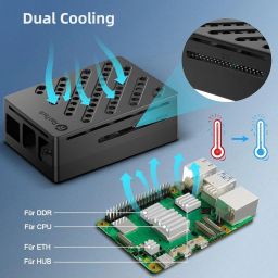 RasTech Raspberry Pi 5 8GB RAM Kit with Pi5 Case, Heatsinks, Srewdriver and Raspberry Pi 5 8GB Board Included image 3