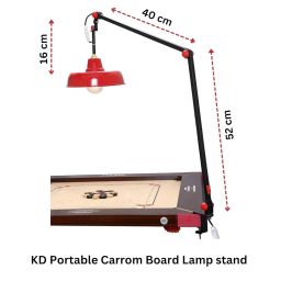 WMX Adjustable Easy Fold Carrom Stand, Professional Portable Carrom Board Lamp Shade, Hanging Lamp Shade (Lamp Shade) image 3