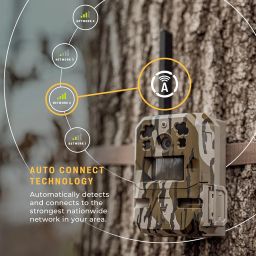 Moultrie Mobile Edge Pro Cellular Trail Camera - Auto Connect, Nationwide Coverage, False Trigger Elimination Tech,1080p Video with HD Audio, 100ft Detection Range image 2
