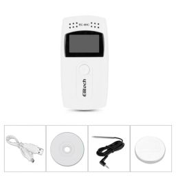 Elitech RC-4HC USB Temperature and Humidity Data Logger [Pack of 100] Recorder Monitor with LCD Display with Calibration Certificate image 4