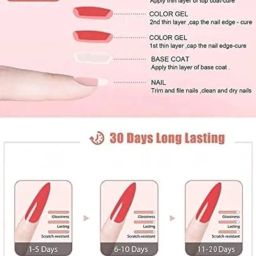 Bolt bee Pack Of 2- Uv Lamp Dry-Top Coat & Base Coat Long Lasting 15Ml each for Nail Art image 3