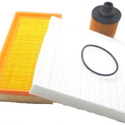 GOPINATH AUTOLINK Car engine oil filter+air filter+ac filter set of 3 pcs compatible with swift/dzire new model after 2013 -diesel image 1
