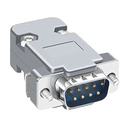 ESPtronics 10 Pcs DB9 Serial RS232 9 Pin Double Row Welded Head Male Connector With Cover for Replacement image 4