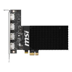 MSI Geforce GT 710 2GD3H 4HDMI pci_e Graphic Card - NVIDIA Geforce GT 710 GPU, GDDR3 2GB DDR3 64-Bit Memory, PCI Express Gen 2.0 X1 Interface, Upto 954 Mhz image 1