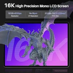 wol 3d ELEGOO Saturn 4 Ultra 16K Resin 3D Printer, Fast Printing up to 150mm/h, 16K Ultra High Resolution, Automatic Leveling, Smart Mechanical Sensor, AI Camera, Large Printing Size 211.68*118.37*220mm³ image 1