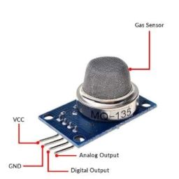 TekBud MQ135 MQ-135 Air Quality Sensor Hazardous Gas Detection Module for Boards Compatible with Arduino AVR | Internet of Things Project IOT Science Project (Pack of 1) image 1