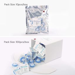 COBETTER 10 pcs/PK Sterile Syringe Filter Double-Layer Hydrophilic PVDF Membrane 0.2μm Lab Filters 13mm Diameter Individually Packed, Blue image 5