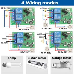 DieseRC Safe Remote Control Switch DC 12V 24V 30V Wireless 433Mhz RF 10A Relay Receiver with 2 Transmitters for Motor Light Gate Door DIY Controller image 3