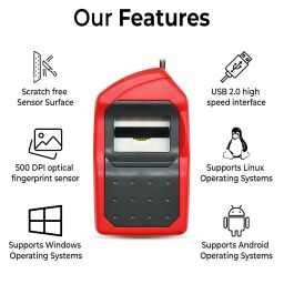 Morpho MSO 1300 E3 RD L1 Fingerprint Biometric Scanner | 1 Year RD Service Registration | Updated High Secured Technology | Easy to Carry Device | Aadhaar Authentication image 4