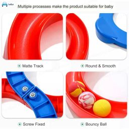 FunBlast Loop Balancing Track Toy - Balancing Game, Bouncing Ball for Kids, 8 Shape Infinite Loop Game, Toys for 5+Years Kids, Indoor Games (Random Color) image 5