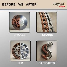 Hayago - Anti-Rust Spray (420ml) | Ultimate Rust Protection for Cars & Bikes | Powerful Anti-Corrosion & Rust Remover | Multi-Surface Rust Defender Spray image 4