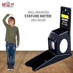 MCP 2m/200CM Roll Ruler Wall Mounted Growth Stature Meter Height Tall Measure Measuring Tape (not feet/inches) image 3