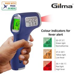 Gilma Infrared Plastic Thermometer Non-Contact Digital Forehead Temperature Gun - 1 Unit (MADE IN INDIA) image 5
