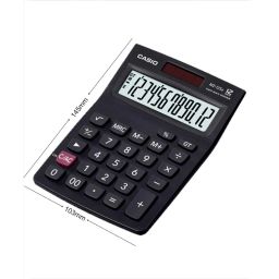 Casio MZ-12SA Desktop Basic Calculator with Square Root and GT Key, Black image 2