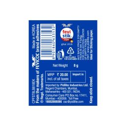 Pidilite Multi-Purpose Fevistik Nontoxic Glue Stick for Decorations & Craft Projects (8g) image 1