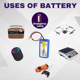 HKN Enterprises 3.7V 5200mAh Lithium-ion Rechargeable Battery Pack | 1S Configuration | JST 2 Pin Connector | Compact Size for DIY Projects, LED Lights, Toys, Bluetooth Speakers image 3