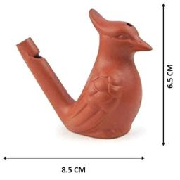 Kishore Collections® Clay Bird Water Whistle (Set of 2) image 4