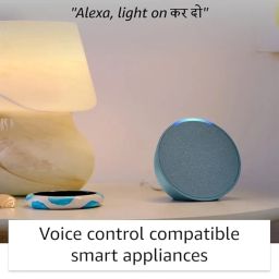 Amazon Echo Pop (White) Combo with HomeMate Wi-Fi Smart 4 Gang Touch Switch (White) image 2