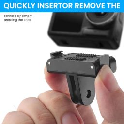 ZORBES®Compatible with D JI Action 5Pro/4/3, Tripod Mount Adapter for Action Cameras, Strong Magnetic Quick Release Action Cameras Mount Adapter image 2