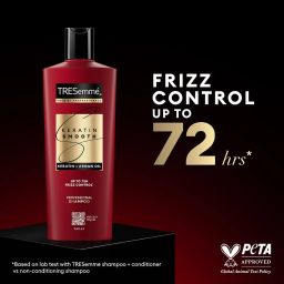 TRESemme Keratin Smooth Shampoo 1000ml With Keratin Protein and Argan Oil | Salon-Like Smooth Hair | Up To 72H Frizz Control image 4