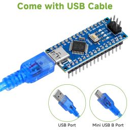 Mini Nano V3.0 ATmega328P Microcontroller Board w/USB Cable For Arduino image 3