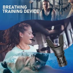 Breathing Exercise Device Breathing Trainer Portable For Lungs With Resistance Adjustable, Lung Trainer With Excellent Quality Silicone, Easy To Clean And Use, Improve Breathing Capacity And Endurance image 4
